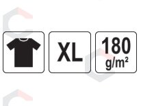 Marškinėliai BASIC klasikiniai | mėlyni | 100% medvilnė | XL dydis (YT-78497) 5 Marškinėliai BASIC klasikiniai | mėlyni | 100% medvilnė | XL dydis (YT-78497) 5