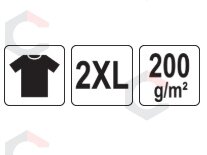 POLO marškinėliai | balti | 100% medvilnė | 2XL dydis (YT-78610) 5 POLO marškinėliai | balti | 100% medvilnė | 2XL dydis (YT-78610) 5
