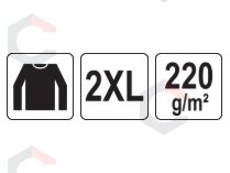 Vyriški marškinėliai ilgomis rankovėmis | juodi | 100% medvilnė | 2XL dydis (YT-78834) 6