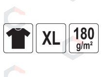 BASIC marškinėliai | žali | 100% medvilnė | XL dydis (YT-78491) 5 BASIC marškinėliai | žali | 100% medvilnė | XL dydis (YT-78491) 5