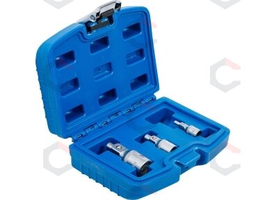 Magnetinių ilgintuvų rinkinys | 6.3 mm (1/4") / 10 mm (3/8") / 12,5 mm (1/2") (198)