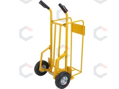 Malkų transportavimo vežimėlis | su pripučiamais ratais | 200 kg (78657) Malkų transportavimo vežimėlis | su pripučiamais ratais | 200 kg (78657)