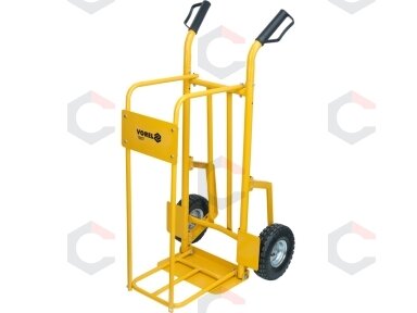Malkų transportavimo vežimėlis | su pripučiamais ratais | 200 kg (78657) Malkų transportavimo vežimėlis | su pripučiamais ratais | 200 kg (78657)