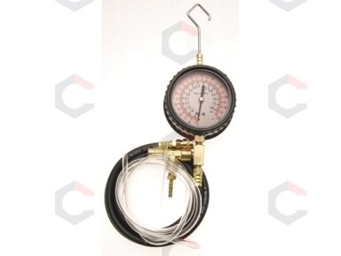 Manometras su antgaliais įpurškimo sistemos testavimo komplektui BGS8026 (8026-1)