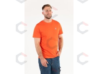 BASIC ORANGE marškinėliai | oranžiniai | 100% medvilnė | XL dydis (YT-78485)