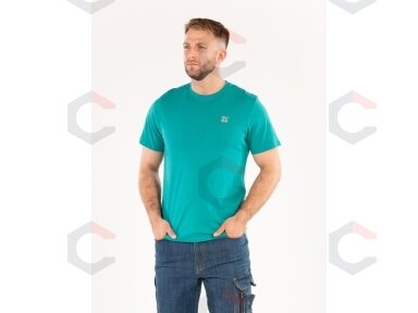 BASIC marškinėliai | žali | 100% medvilnė | XL dydis (YT-78491)