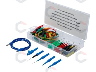 Matavimo kabelio ir zondo rinkinys | 30 vnt. (74500)