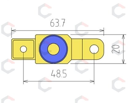 Masės išjungėjas, srovės adapteris motociklams (9310) 1 Masės išjungėjas, srovės adapteris motociklams (9310) 1