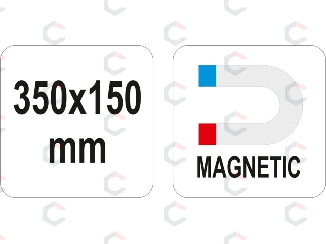 Magnetinė lėkštelė su 3 magnetais (YT-0831) 2 Magnetinė lėkštelė su 3 magnetais (YT-0831) 2