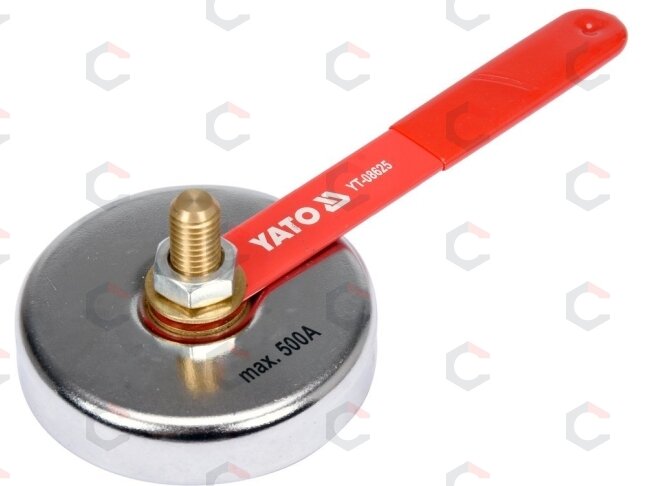 Magnetinis įžeminimas / masės gnybtas | 7 kg | 500A (YT-08625) 1 Magnetinis įžeminimas / masės gnybtas | 7 kg | 500A (YT-08625) 1