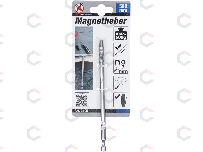 Magnetinis keltuvas su adata | 660 mm | trauka 0,5 kg (3105) 2 Magnetinis keltuvas su adata | 660 mm | trauka 0,5 kg (3105) 2