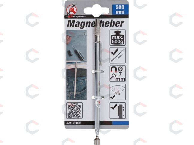 Magnetinis keltuvas su adata | 660 mm | trauka 0,5 kg (3105) 5 Magnetinis keltuvas su adata | 660 mm | trauka 0,5 kg (3105) 5