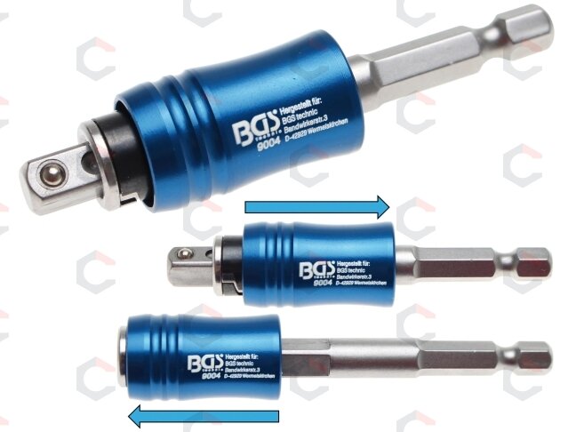 Magnetinis laikiklis skirtas antgaliams ir galvutėms "2-IN-1" (9004) 4 Magnetinis laikiklis skirtas antgaliams ir galvutėms "2-IN-1" (9004) 4