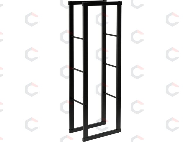 Malkų stovas plieninis | 40X25X100 cm (33311) 3 Malkų stovas plieninis | 40X25X100 cm (33311) 3