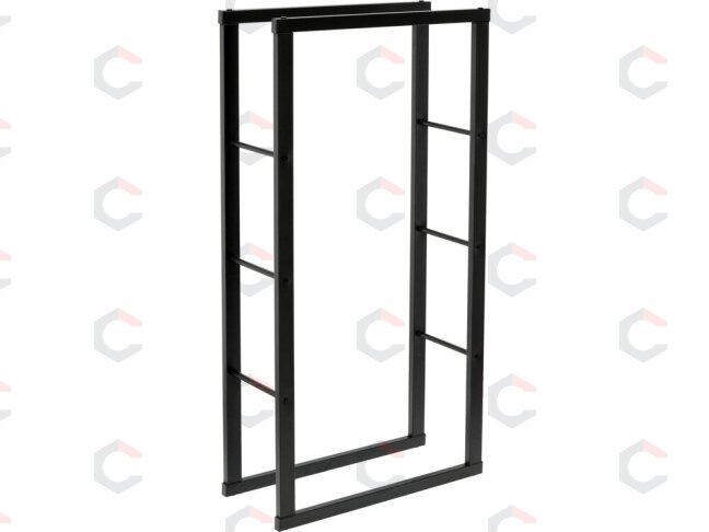 Malkų stovas plieninis | 60X25X100 cm (33313) 3 Malkų stovas plieninis | 60X25X100 cm (33313) 3