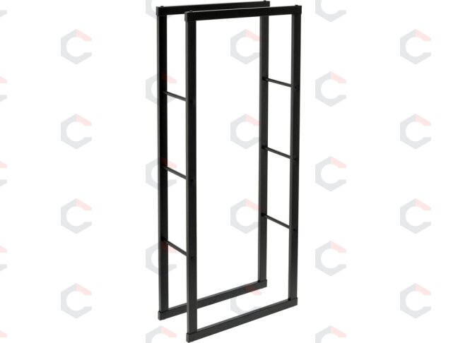 Malkų stovas plieninis | 60X25X150 cm (33314) 3 Malkų stovas plieninis | 60X25X150 cm (33314) 3