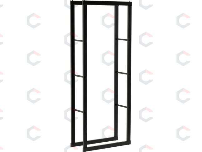 Malkų stovas plieninis | 80X25X100 cm (33315) Malkų stovas plieninis | 80X25X100 cm (33315)