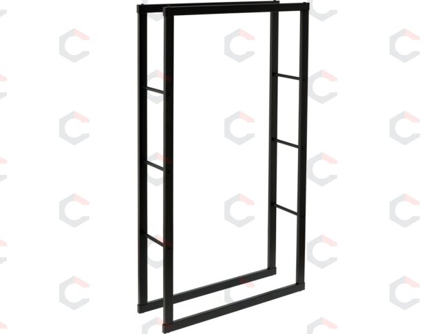 Malkų stovas plieninis | 80X25X150 cm (33316) 3 Malkų stovas plieninis | 80X25X150 cm (33316) 3