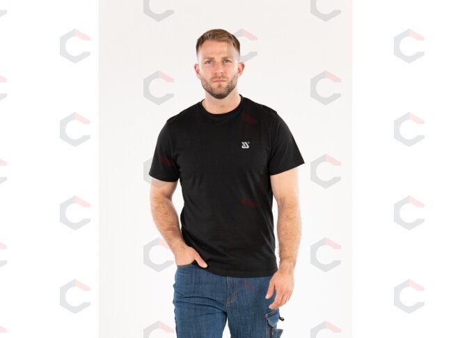 UNISEX t-shirt BASIC | juodi | 100% medvilnė | 2XL dydis (YT-78474) 1 UNISEX t-shirt BASIC | juodi | 100% medvilnė | 2XL dydis (YT-78474) 1