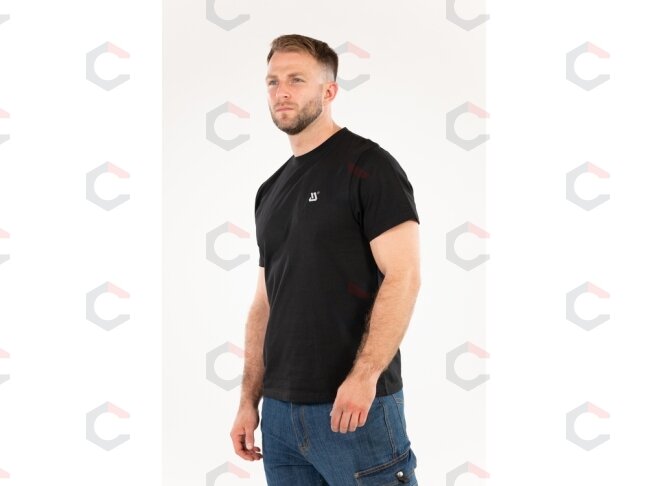 UNISEX darbo marškinėliai BASIC | juodi | 100% medvilnė | XL dydis (YT-78473) 2 UNISEX darbo marškinėliai BASIC | juodi | 100% medvilnė | XL dydis (YT-78473) 2