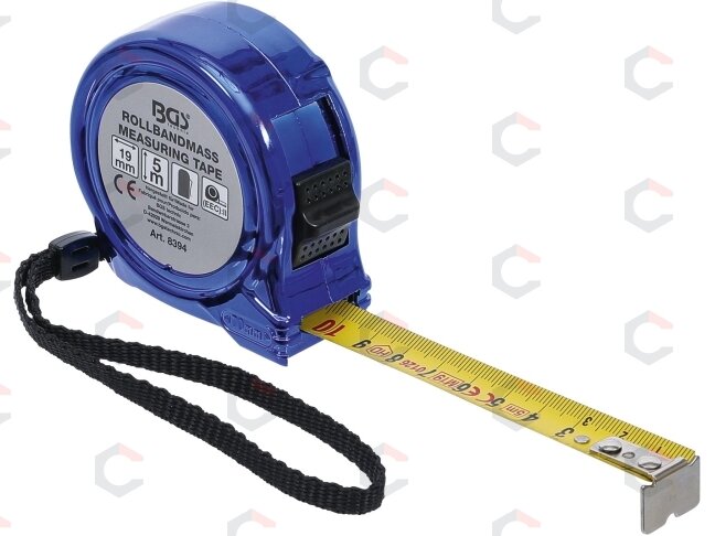 Matavimo ruletė | 19 mm x 5 m (8394) Matavimo ruletė | 19 mm x 5 m (8394)