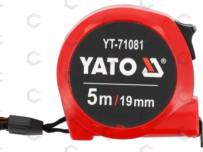 Matavimo ruletė | 19 mm x 5 m (YT-71081) 2 Matavimo ruletė | 19 mm x 5 m (YT-71081) 2