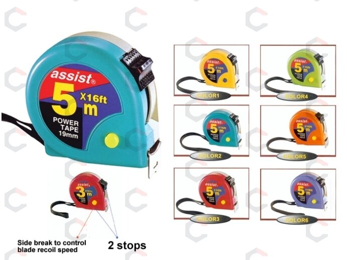 Matavimo ruletė | 5 m x 19 mm (A5019)