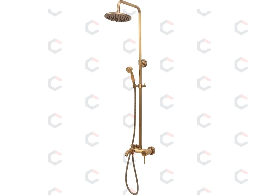 Maišytuvas voniai | dušo stovas | Retro bronze 2 (75838) Maišytuvas voniai | dušo stovas | Retro bronze 2 (75838)