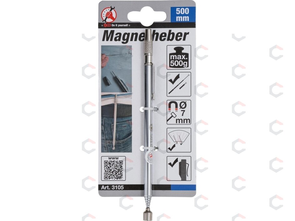Magnetinis keltuvas su adata | 660 mm | trauka 0,5 kg (3105) 5 Magnetinis keltuvas su adata | 660 mm | trauka 0,5 kg (3105) 5