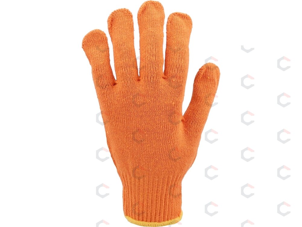 Medvilninės pirštinės | oranžinės | SFD (74102) 2 Medvilninės pirštinės | oranžinės | SFD (74102) 2