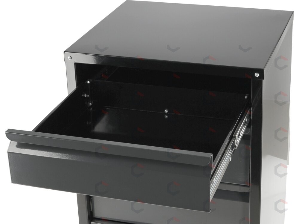 Metalinė spintelė dirbtuvėms | 4 stalčiai 775x525x485 mm (58434) 4 Metalinė spintelė dirbtuvėms | 4 stalčiai 775x525x485 mm (58434) 4
