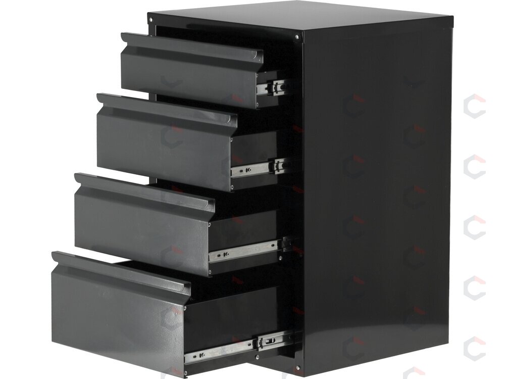 Metalinė spintelė dirbtuvėms | 4 stalčiai 775x525x485 mm (58434) Metalinė spintelė dirbtuvėms | 4 stalčiai 775x525x485 mm (58434)