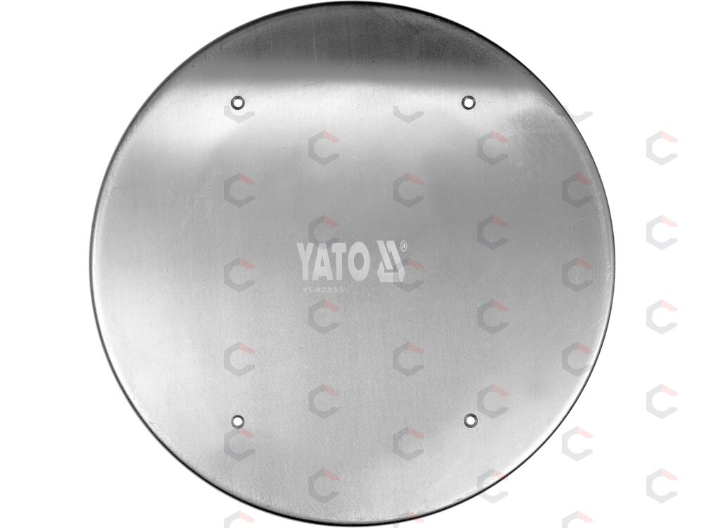 Metalinis diskas cementinio tinko lyginimui / glaistymui | 375mm | mašinėlei YT-82330 (YT-82333) 1 Metalinis diskas cementinio tinko lyginimui / glaistymui | 375mm | mašinėlei YT-82330 (YT-82333) 1