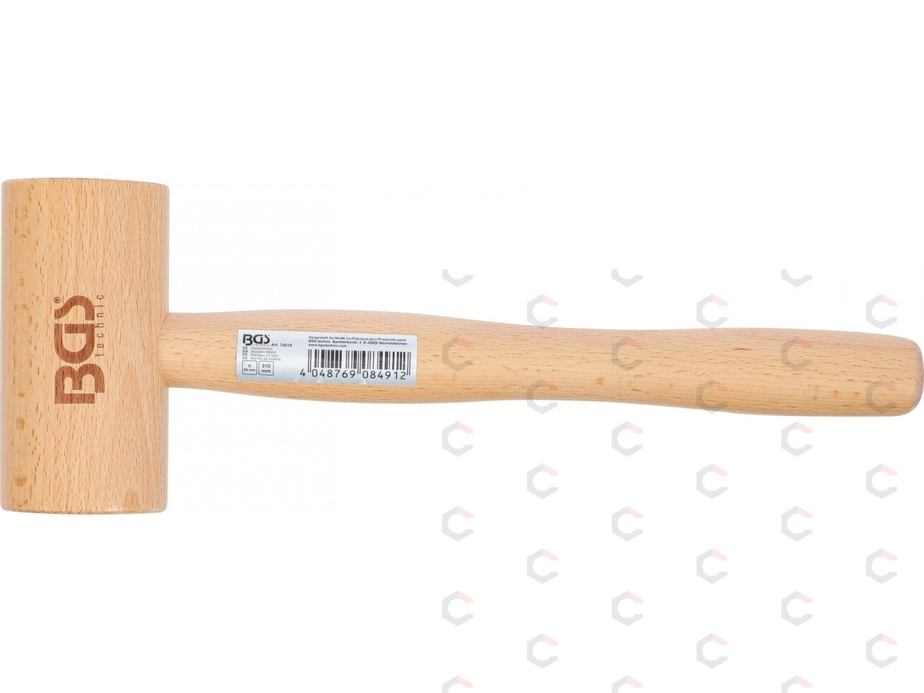 Medinis plaktukas | Ø 55 mm | 180 g (74519) 4 Medinis plaktukas | Ø 55 mm | 180 g (74519) 4