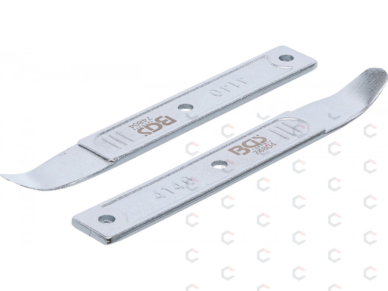 Metalinių pleištų / svirčių rinkinys apdailai ardyti | 175 mm | 2 vnt. (74804) Metalinių pleištų / svirčių rinkinys apdailai ardyti | 175 mm | 2 vnt. (74804)