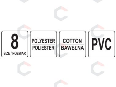 Medvilninės pirštinės | salotinės | FRESH PSD (74094) 6 Medvilninės pirštinės | salotinės | FRESH PSD (74094) 6