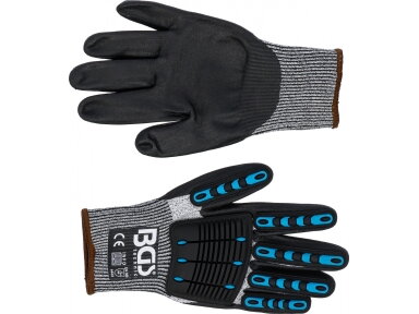 Įpjovimams atsparios mechaniko pirštinės, 9 dydis (L), BGS (4541)