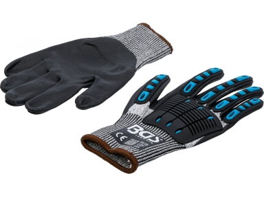 Įpjovimams atsparios mechaniko pirštinės, 9 dydis (L), BGS (4541)