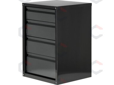 Metalinė spintelė dirbtuvėms | 4 stalčiai 775x525x485 mm (58434)
