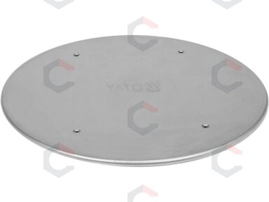 Metalinis diskas cementinio tinko lyginimui / glaistymui | 375mm | mašinėlei YT-82330 (YT-82333)