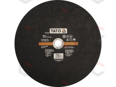 Metalo pjovimo diskas | 400x4,0x32 mm (YT-6137) Metalo pjovimo diskas | 400x4,0x32 mm (YT-6137)