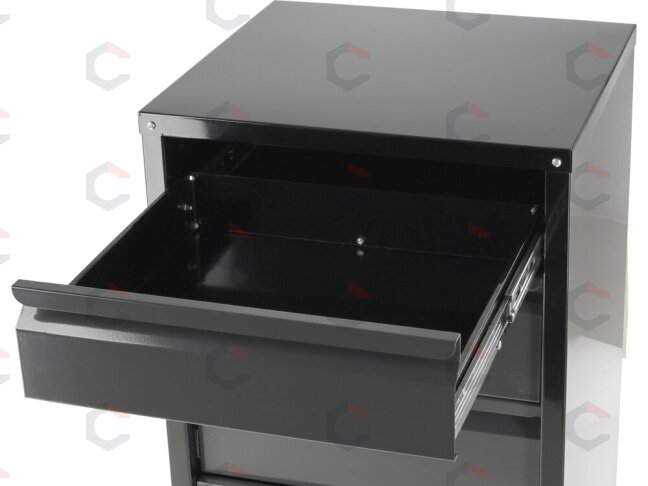 Metalinė spintelė dirbtuvėms | 4 stalčiai 775x525x485 mm (58434) 4 Metalinė spintelė dirbtuvėms | 4 stalčiai 775x525x485 mm (58434) 4