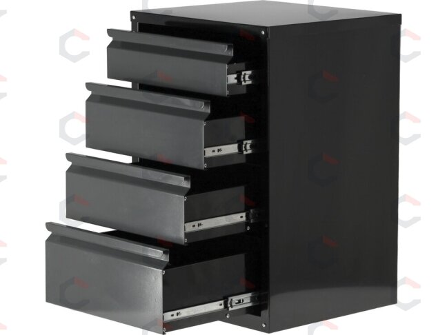 Metalinė spintelė dirbtuvėms | 4 stalčiai 775x525x485 mm (58434) Metalinė spintelė dirbtuvėms | 4 stalčiai 775x525x485 mm (58434)