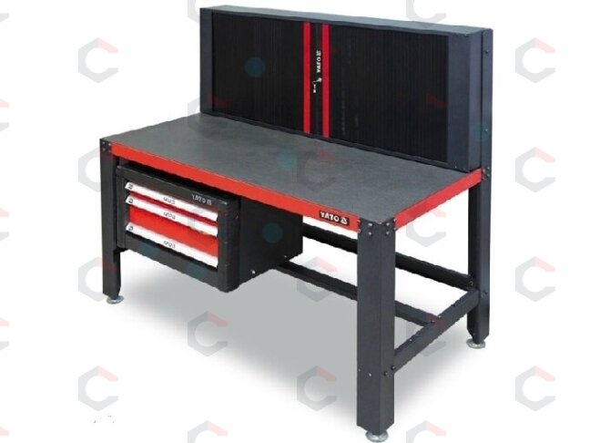 Darbastalis su neslystančiu ABS stalviršiu 1500 x 780 x 830 mm 1000 kg (YT-08920) 1