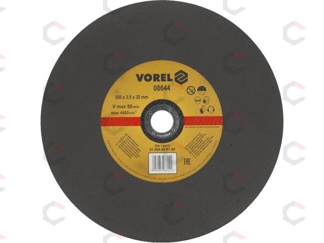 Metalo pjovimo diskas plokščias | 350 x 3,5 x 32 mm | 4400 aps./min (08644)