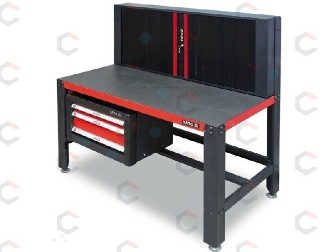 Darbastalis su neslystančiu ABS stalviršiu 1500 x 780 x 830 mm 1000 kg (YT-08920) 1