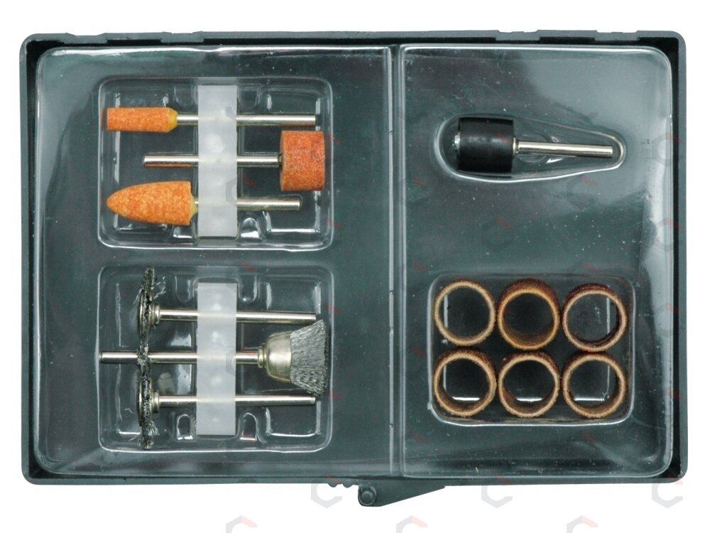 Mini šveitimo, poliravimo antgalių rinkinys | 13 vnt. (25410)