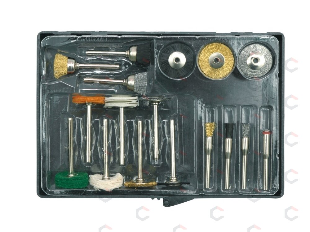 Mini šveitimo, poliravimo antgalių rinkinys | 17 vnt (25411)