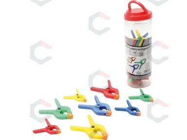 Mini spaustukų rinkinys | ABS | 22 vnt. (9789) Mini spaustukų rinkinys | ABS | 22 vnt. (9789)