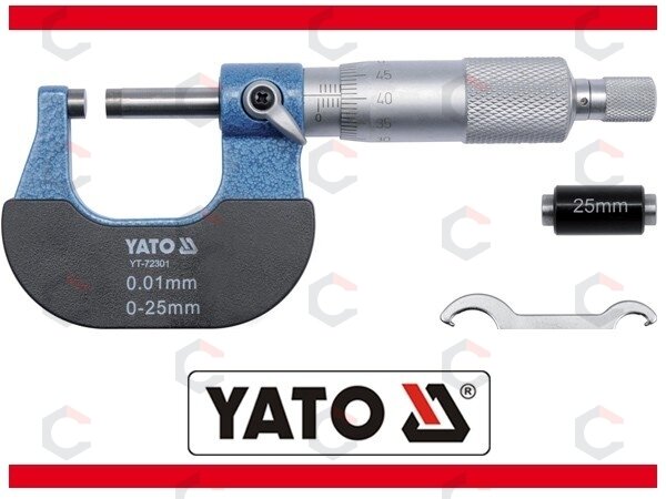 Mikrometras | 25-50 mm (YT-72301) 4 Mikrometras | 25-50 mm (YT-72301) 4